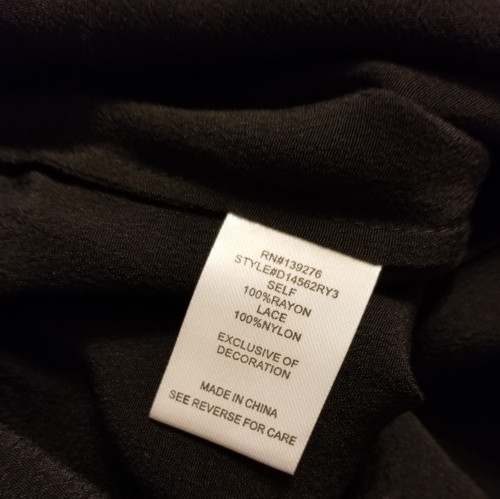 Daniel Rainn sleeveless lace-detailed top - black - Picture 6 of 7